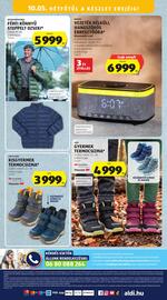 ALDI akciós újság hét 40 Oldal 16: Vezeték nélküli, hangszórós ébresztőóra €6.999,00, Férfi Könnyű Steppelt Dzseki €5.999,00