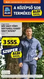 ALDI akciós újság hét 40 Oldal 1: Női vagy férfi softshell kabát vagy dzseki €3.555,00