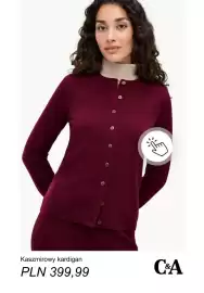 C&A gazetka tydzień 39 Strona 10: Kaszmirowy kardigan C & A €399,99