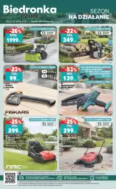 Biedronka gazetka Strona 2: Piła spalinowa €349,00, NAC Akumulatorowa piła do gałęzi 20 V, 10 cm €139,00