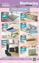 Biedronka gazetka Strona 3: Mata do ćwiczeń Home Mat €119,90, Mata do ćwiczeń Scrab €59,90