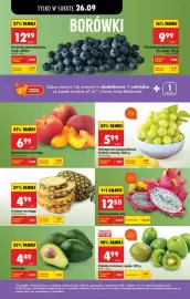 Biedronka gazetka Strona 1: Borówka amerykańska opak 300 g €12,99, Awokado €4,49