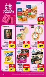 Carrefour gazetka tydzień 40 Strona 24: Hummus TAVERNA €7,99, Danie proteinowe CARREFOUR €12,99