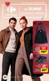 Carrefour gazetka Strona 1: Buty trekkingowe męskie €59,99, TEX €119,99