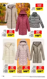 Carrefour gazetka Strona 10: KURTKA DAMSKA €129,99, Płaszcz pikowany długi damski €149,99