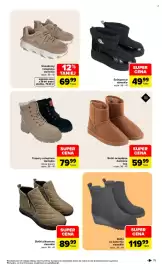 Carrefour gazetka Strona 15: Śniegowce damskie €49,99, Botki pikowane damskie €89,99