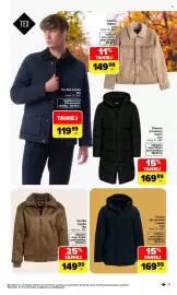 Carrefour gazetka Strona 21: Płaszcz ocieplany męski €169,99, Kurtka męska TEX €149,99