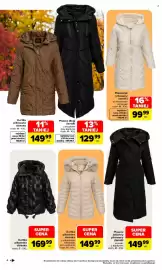 Carrefour gazetka Strona 4: Płaszcz jesienny pikowany damski €149,99, Kurtka pikowana damska €149,99