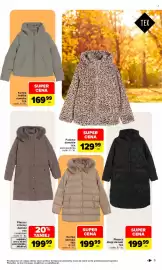 Carrefour gazetka Strona 9: Płaszcz długi damski €199,99, Kurtka krótka damska TEX €169,99