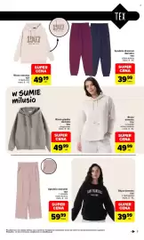 Carrefour gazetka Strona 3: Spodnie dresowe damskie €39,99, Bluza damska TEX €49,99