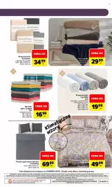 Carrefour gazetka Strona 9: Prześcieradło flanelowe €34,99, Koc gładki €29,99