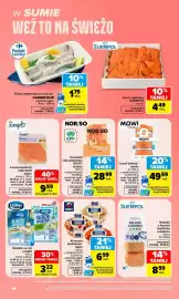 Carrefour Market gazetka tydzień 40 Strona 12: Koreczki śledziowe po kaszubsku Seko €6,99, Łosoś świeży Mowi 4-pak €49,59