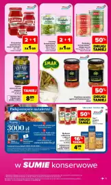Carrefour Market gazetka tydzień 40 Strona 35: Makaron orkiszowy spaghetti Lubella €4,99, Ogórki konserwowe Krakus €8,89
