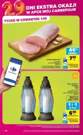Carrefour Market gazetka tydzień 40 Strona 4: Schab wieprzowy bez kości €7,99, Znicz szklany Candela Z-450 €6,00