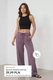 Sinsay gazetka tydzień 39 Strona 7: Spodnie dresowe wide leg €39,99