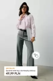 Sinsay gazetka tydzień 39 Strona 9: Spodnie wide leg z domieszką wiskozy €49,99