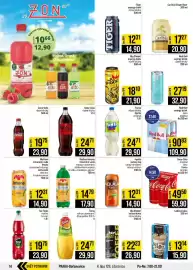 Jip leták týden 40 Strana 14: Tiger energy drink €12,31, Coca-Cola různé druhy €24,71