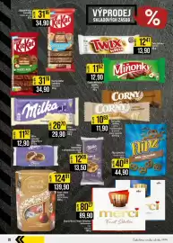 Jip leták týden 40 Strana 20: Milka čokoláda white €29,90, Nestlé KitKat čokoláda cookie dough €34,90