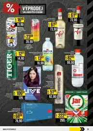 Jip leták týden 40 Strana 23: Tiger energy drink €12,31, Hygea dezinfekce na ruce €82,56