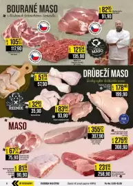 Jip leták týden 40 Strana 4: Kachna A kvalita bez drobů €178,48, Telecí Eyeround kýta váleček €355,27