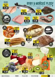 Jip leták týden 40 Strana 5: Švestky €22,23, Pekárny pizza mini slanina-sýr €22,23
