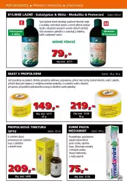 Efekt leták Strana 29: Propolisová tinktura spray €209,00, Zubní pasta medamint €75,00