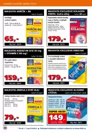 Efekt leták Strana 50: Maxivita exclusive kloubní výživa €149,00, Maxivita exclusive kolagen forte+ extra silný €179,00