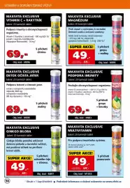 Efekt leták Strana 56: Maxivita exclusive podpora imunity €69,00, Maxivita exclusive detox očista jater €69,00