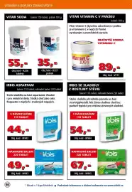 Efekt leták Strana 58: Vitar vitamin C v prášku €89,00, Irbis aspartam €44,00
