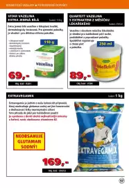 Efekt leták Strana 59: Vitar vazelina extra jemná bílá €69,00, Quartett vazelina s extraktem z měsíčku lékařského €89,00