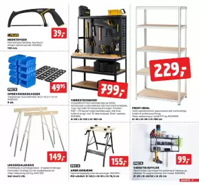Jem & fix tilbudsavis uge 40 Side 17: VÆRKSTEDSBORD €799,00, NEDSTRYGER €39,00