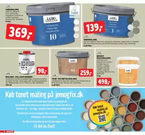 Jem & fix tilbudsavis uge 40 Side 2: TRÆ- OG METALMALING €259,00, EPOXY GULVMALING €498,00