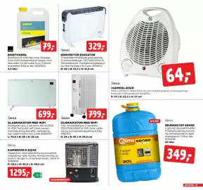 Jem & fix tilbudsavis uge 40 Side 23: VARMEBLÆSER €64,00, OLIERADIATOR MED WIFI €799,00