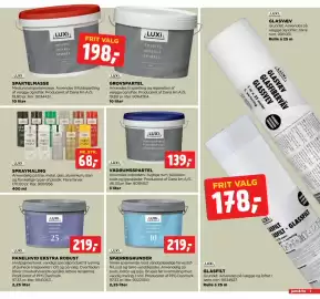 Jem & fix tilbudsavis uge 40 Side 3: LUXI GROVSPARTEL €198,00, LUXI SPRAYMALING €68,00