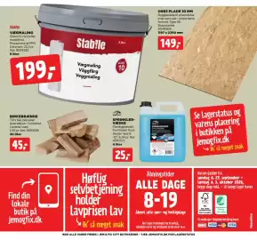 Jem & fix tilbudsavis uge 40 Side 36: SPRINKLERVÆSKE €25,00, OSB3 PLADE 10 MM €149,00