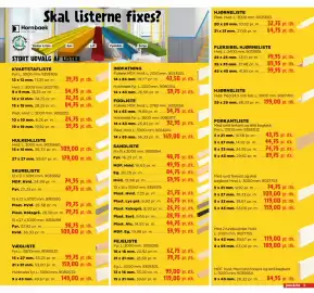 Jem & fix tilbudsavis uge 40 Side 5: Skureliste €74,95, Hjørneliste €32,75