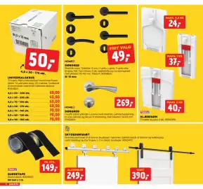 Jem & fix tilbudsavis uge 40 Side 8: SKYDEDØRSSÆT, KLÆBESØM