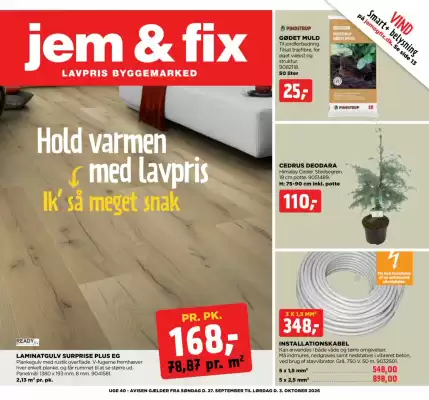 jem & fix (gælder indtil 4-10)