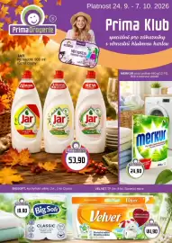 Prima Drogerie leták Strana 1: Big Soft Classic €18,90, Merkur prací prášek €24,90