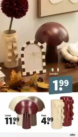 Wibra folder Pagina 12: Vaas €4,99, Lamp €11,99