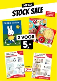 Boekenvoordeel folder Pagina 8: MEGA STOCK SALE nijntje doeboek MET LEUK CADEAUTJE! Maak een uilen- boterham! Bing Bings We