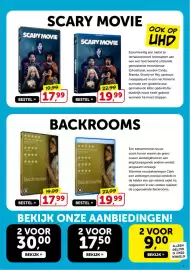 Boekenvoordeel folder Pagina 9: SCARY MOVIE SCARY MOVIE SCARY MOVIE BESTEL >>> 19,99 17,99 SCARY MOVIE BLU-RAY SCARY MOVIE