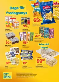City Gross reklamblad Sida 12: Swebar proteinbar €19,95, Budapeststubbe €99,95