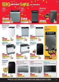 HiFi Corp catalogue Page 13: Hisense 16kg Twin Tub Washing Machine €3.999,00