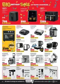 HiFi Corp catalogue Page 16: KENWOOD 3 Piece Home & Kitchen Essentials Bundle €899,00, KENWOOD Sandwich maker €399,00