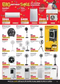 HiFi Corp catalogue Page 17: GOLD AIR 13L Air Cooler GAC-13 €1.199,00, Orion 9000 BTU Portable Air Conditioner €3.999,00