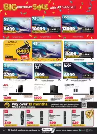 HiFi Corp catalogue Page 6: Orion 32" HD TV OLED32HDB €1.899,00, 50-inch FHD Google TV €4.499,00
