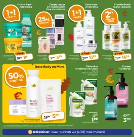 Trekpleister folder Pagina 14: Fructis haar-verzorging €9,90, Growth Bomb haarverzorging €14,99