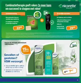 Trekpleister folder Pagina 33: Nicorette €22,99, Nicorette mint mondspray €29,99