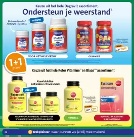 Trekpleister folder Pagina 42: Daggravit Kids Extra 6-12 jaar €16,29, Roter vitamine c 70 mg €12,99